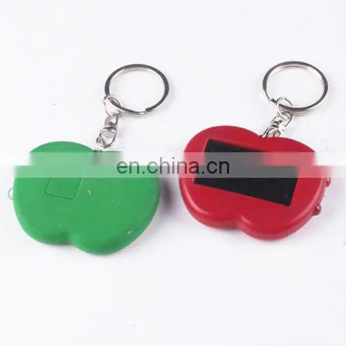 Apple shaped solar keychain CD-LDM012