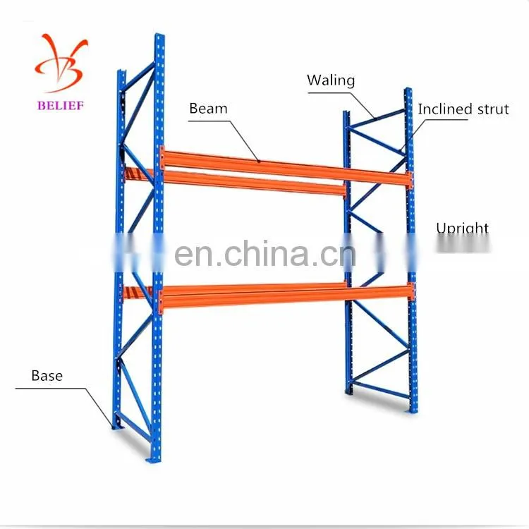 Adjustable Industrial Warehouse Storage Steel Rack Shelves