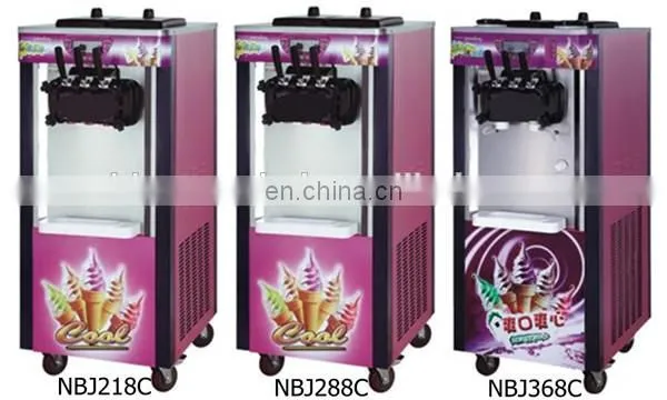 Soft serve ice cream maker