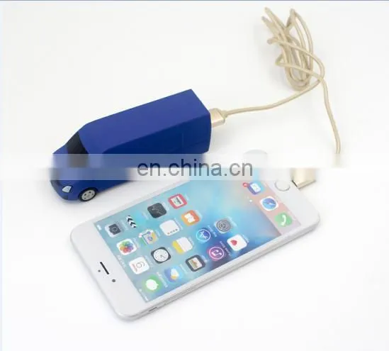 Unique Design 3D OEM Car Shaped Portable Power Bank 4000mah