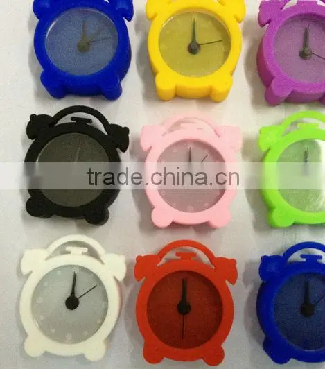 Candy and square shaped digital Silicone desk clock