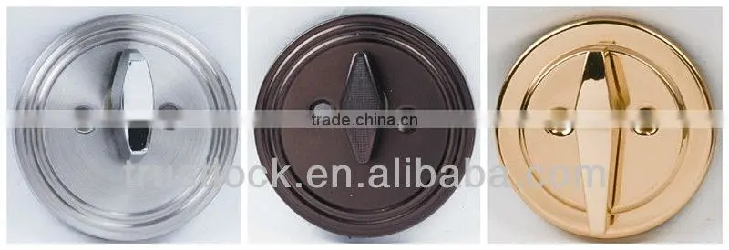 TRUST Deadbolt Lock Single Side with Polished Brass