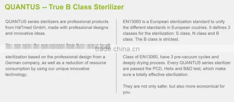 Class B 18L and 23L dental small size autoclave (Q50B/Q70B)