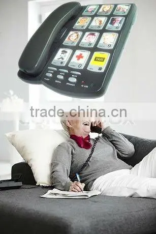 home phones for seniors with family picture