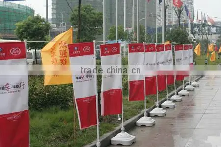 High quality polyester cool beach flags banner