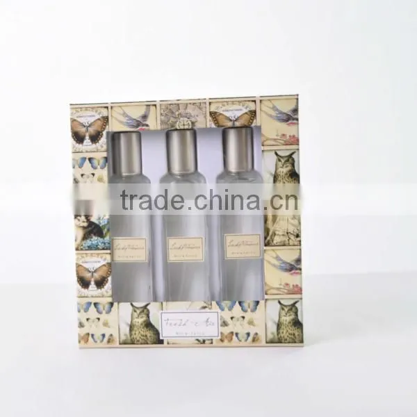 3*100ml fragrance room spray,eco-friendly air freshener, home fragrance spray SA-1516