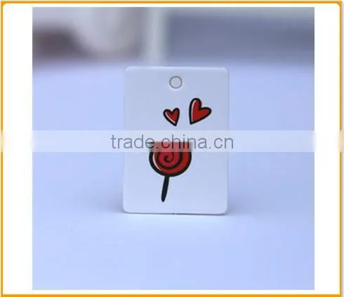 Customers cheap Paper Cardboard hang tags for clothing