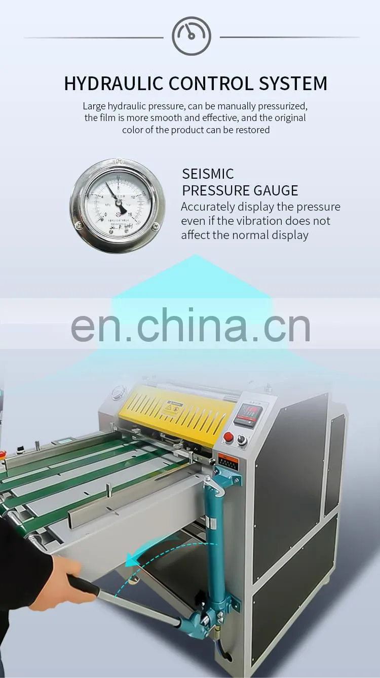 Professional Hydraulic Double Side A3 Hot Laminator Roll Laminating Machine With Automatic Breaking Function