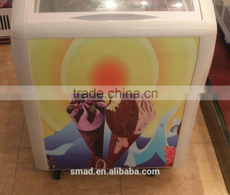 Smad Factory Mechanical 300liter Refrigerated Chest Freezer