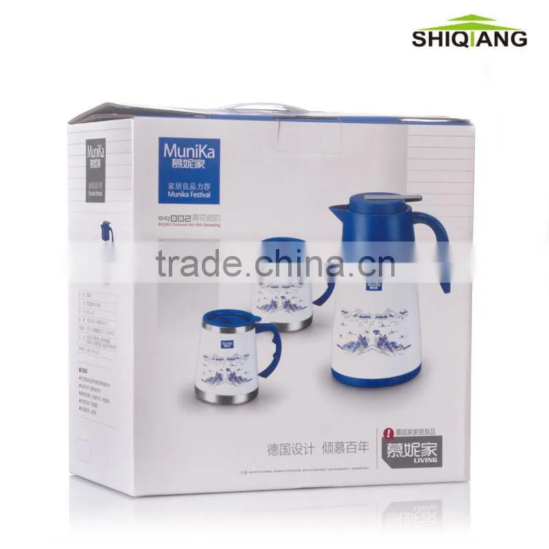 2L New Quality Product Promotional Gift Set Tea Pot With Cup