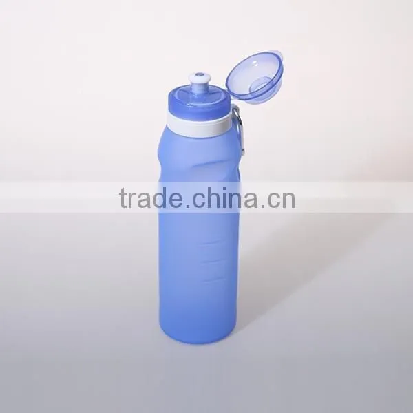 600ml fashion design silicone water filter bottle