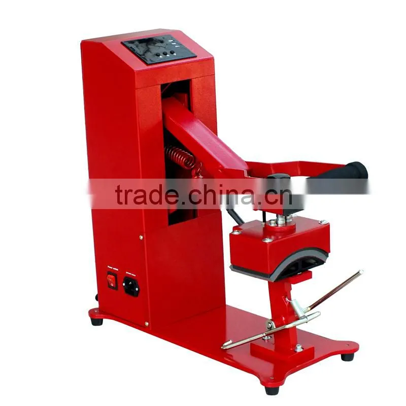 Heat press machine for caps