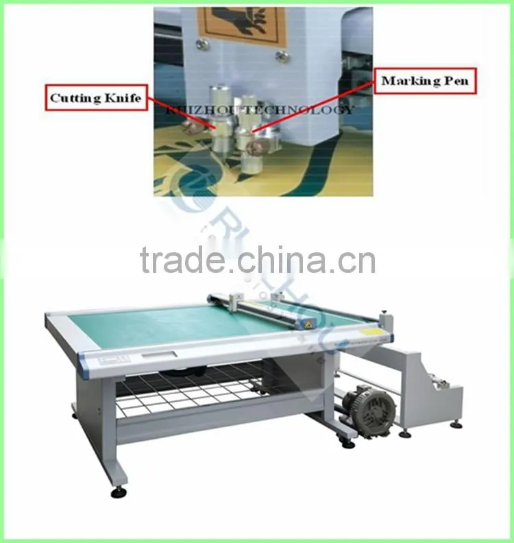 bags suicase paper pattern cutting plotter by knife