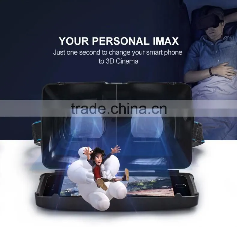 dropship New 2nd Gen VR BOX Virtual Reality 3D Glasses for sexy vedio movies