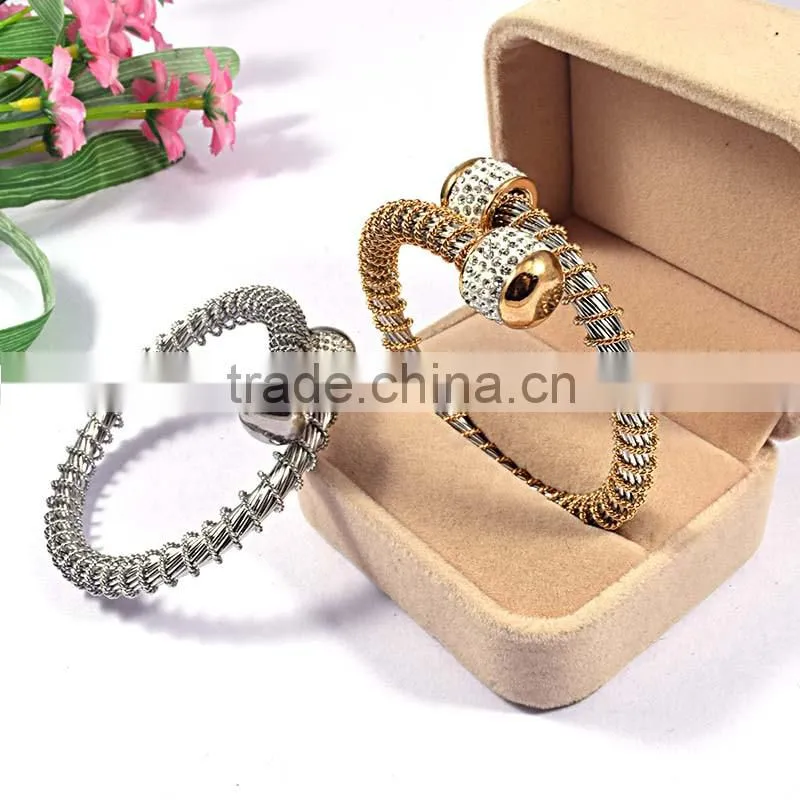 new gold chain design for men bangles stainless steel bracelet jewelry