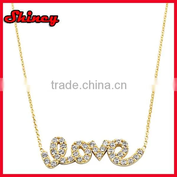 18k real gold plating high quality with 28inch franco chain bling sideway cross pendant