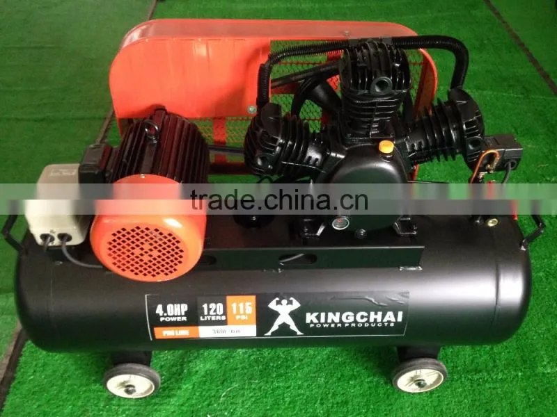Portable 100liters copper wire single phase air compressor