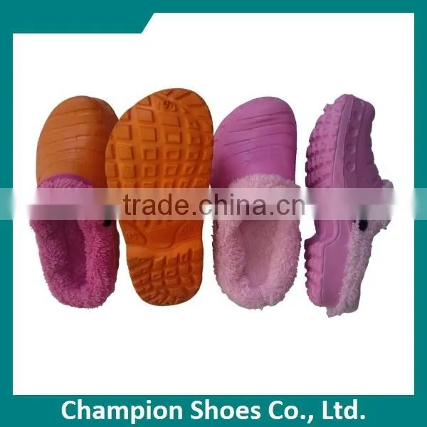 Kinds of Colorful Nursing Clogs with Fur