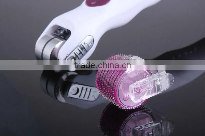Vibrating LED Red Derma Needle Roller Hair Loss Skin Care Acne Cellulite