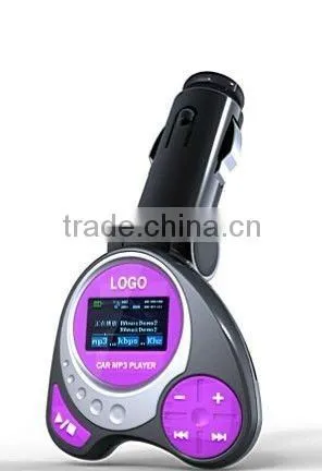 Fashion design hot selling new style car mp3 fm modulator with high quality