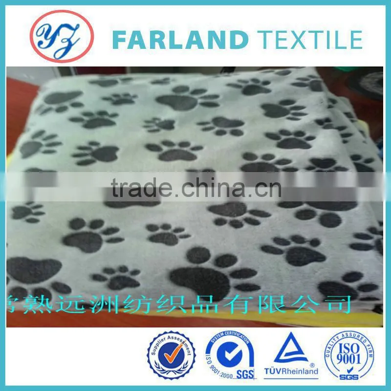 cashmere blanket fabric soft brighten 100%polyester fabric