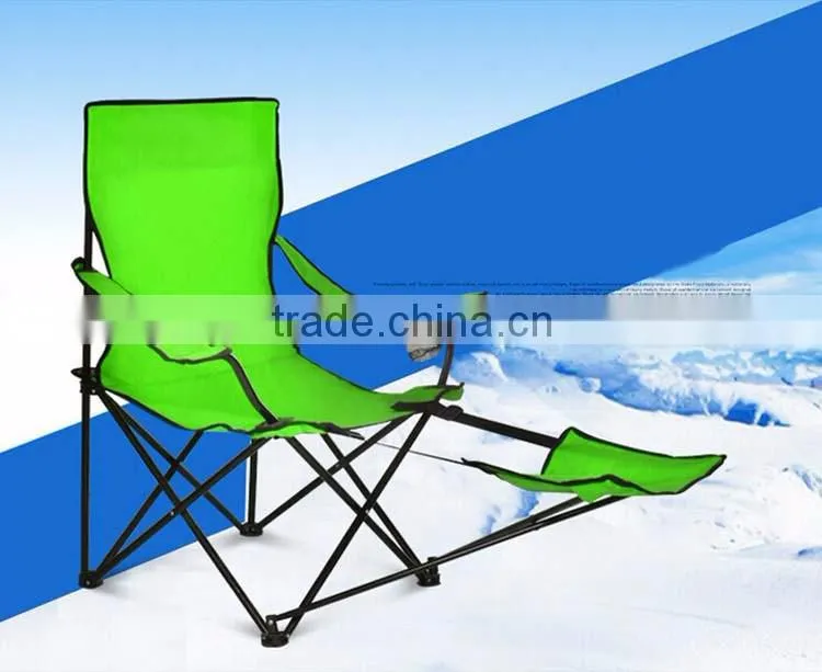 Outdoor Beach Folding Chair Treadle Armrest Outdoor Aluminium Folding Beach Chair
