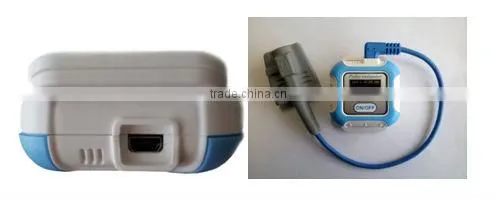 Orange color Excellent finger pulse oximeter with Bluetooth Wireless