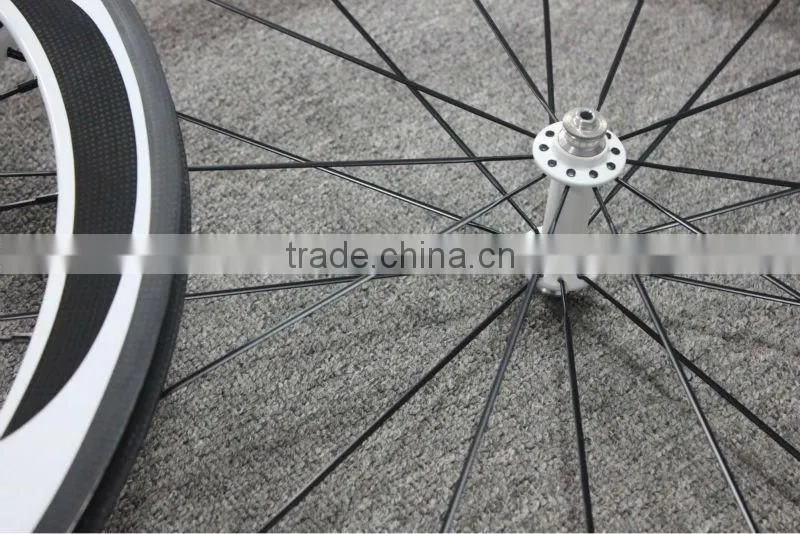 Carbon race wheels 50mm tubular road bike wheelset MT-50T