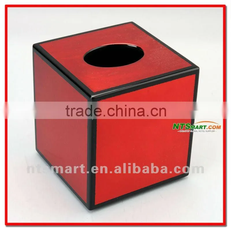 pu leather napkin paper box for hotel