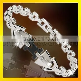 Stainless steel charm bracelet good quality 2016 custom bangle bracelet