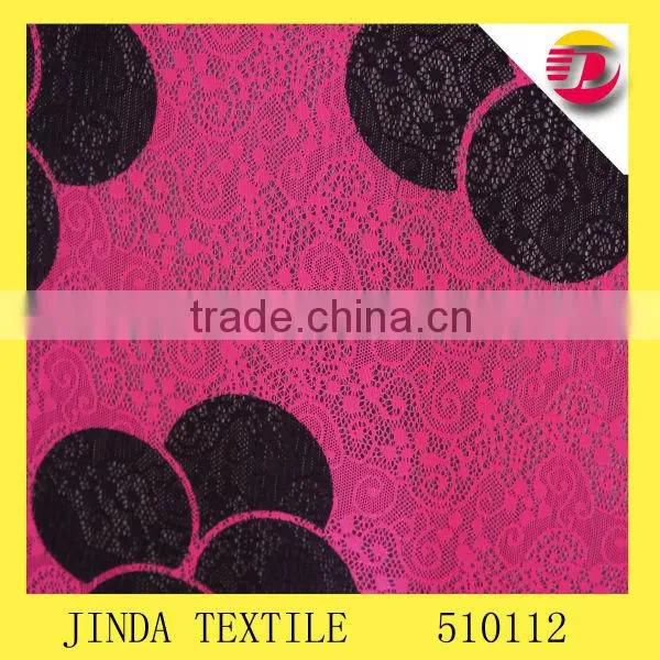 2014 hot sale elastic printed fabrics for dresses