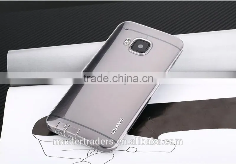 Original USAMS Yuanse Series Clear Soft TPU Back Case For HTC One M9 MT-3188