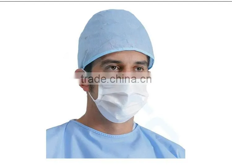 flat activated carbon filter dust mask for patient