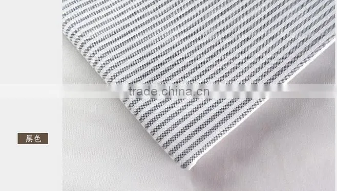 Spinning striped shirt fabrics of high-grade yarn-dyed shirt fabric