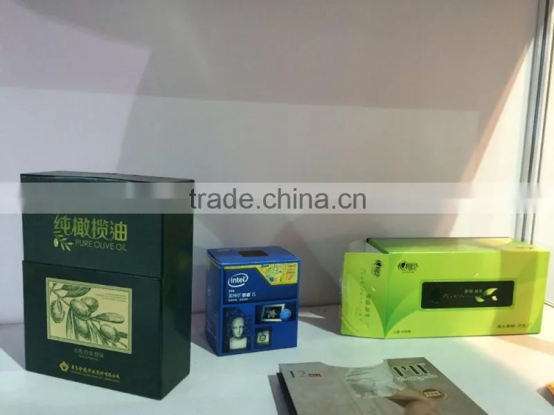 pvc window paper package box package box for cosmetic