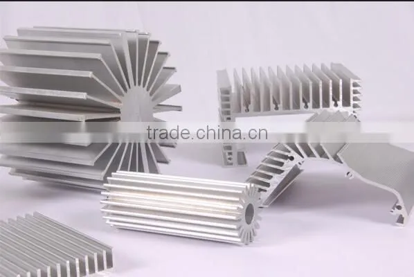 color anodized extruded aluminum electronic enclosures/ car inverter shell /extruded profile made in china