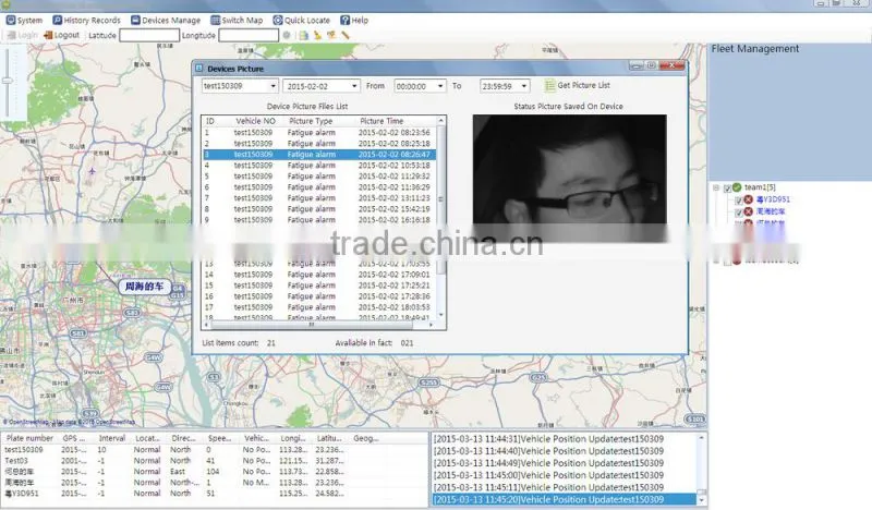 GPS Fleet Tracking device