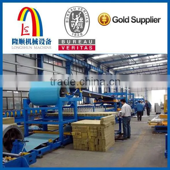 Composite sandwich panel machine production line