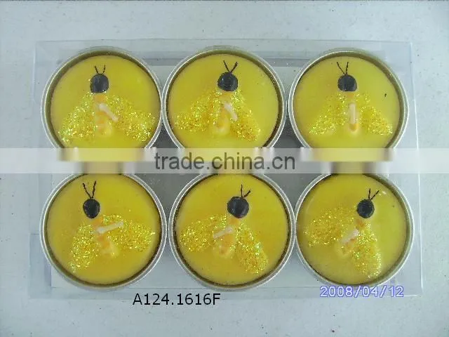 butterfly candles 6PK