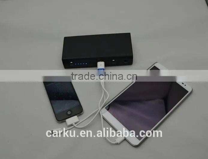 CARKU NEW PRODUCT 12V vehicle jump starter / charger power bank for smartphone ,tablet, Laptop,camera