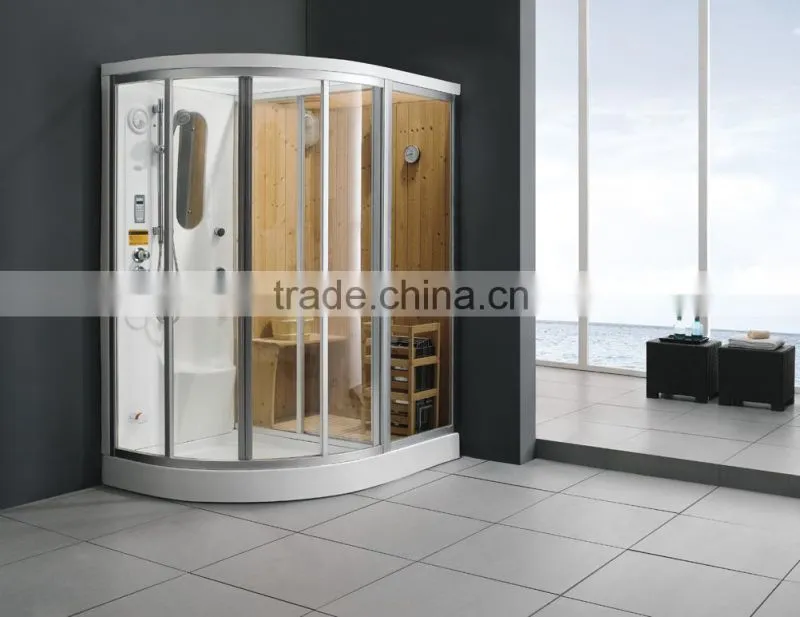 ENCLOSED STEAM SAUNA ROOM WITH SHOWER