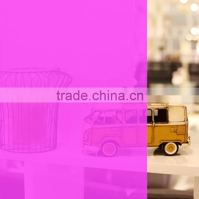 Decorative PET azaleineTransparent Color Window Film similar to 3M
