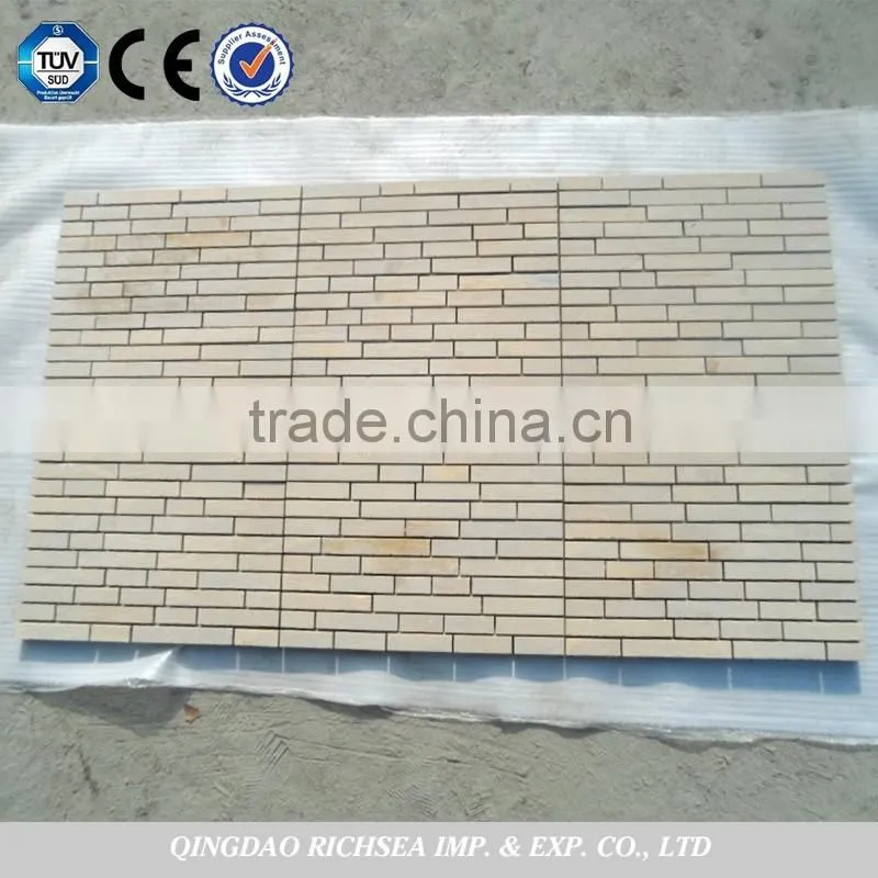 Honed light cream limestone