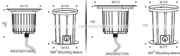 18W LED underground light