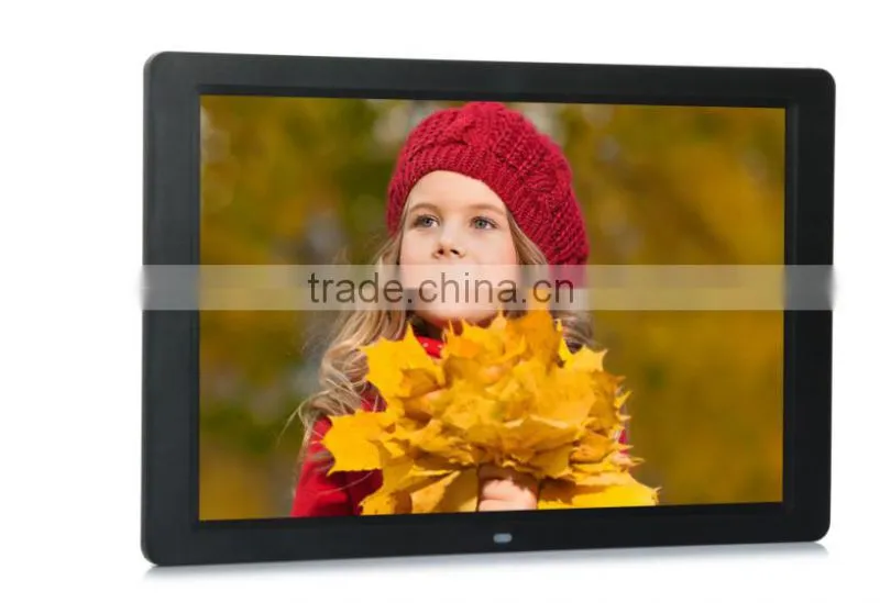 high quality 15 inch digital photo frame with wooden frame 15 inch digital photo frame with muti function