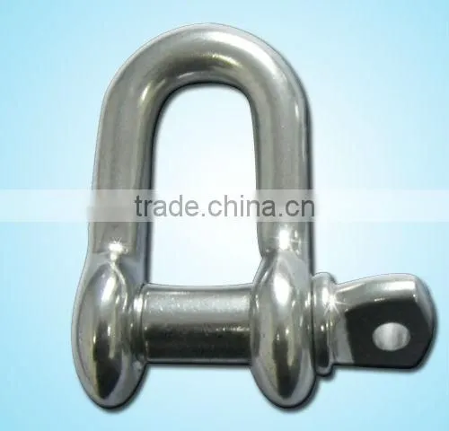 SUS 316 stainless steel Large Dee Shackle