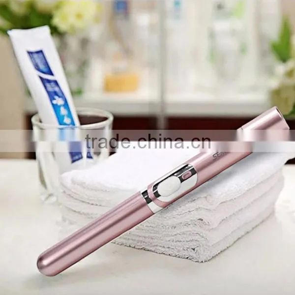 Small Sonic Electric Toothbrush Rechargable Waterproof with 2 Extra Replacement Brush Heads SV030692