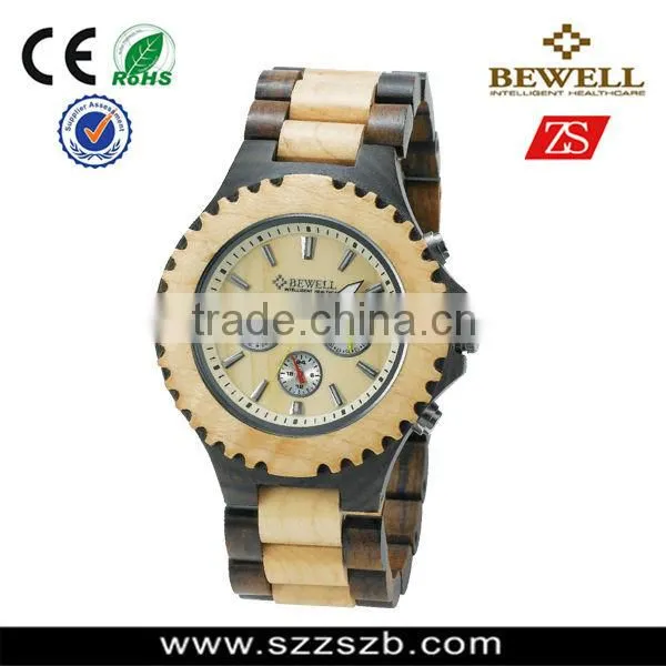 Top sale Elegance Fashion charming competitive price men waterproof wood watch
