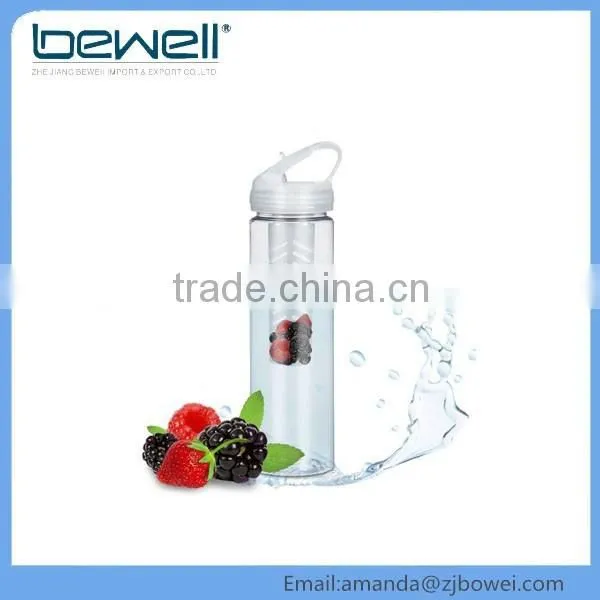 Plastic Tritan Sport Infuser Water Bottle 2016 Hot Bpa Free Fruit Infusion Bottle Sample