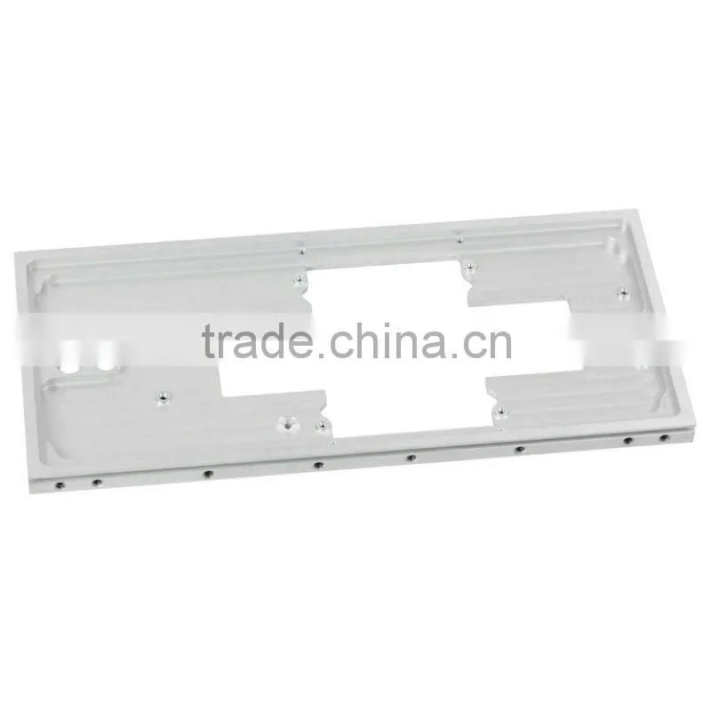 Aluminium faceplate with polishing and anodizing and CNC machining